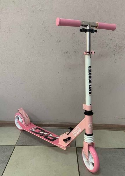 Самокат двухколесный "Best Scooter" R - 23617 (4) колеса PU 145мм, передний амортизатор, алюминиевый тормоз, в коробке
