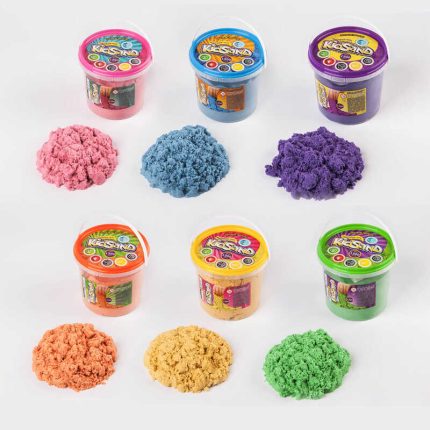 гр Кінетичний пісок "KidSand" банка 1200г KS-01-04 (12) "Danko Toys"