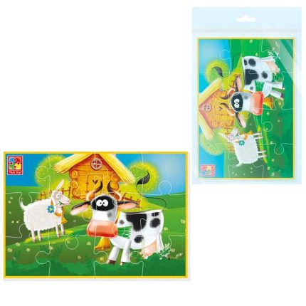 гр Пазли м&apos;які А4 "Малюк зможе. Ферма" VT1103-97 (50) "Vladi Toys", в пакеті