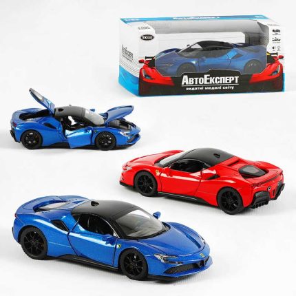 Машинка 45300 (96/2) "Авто Експерт", 2 види, металопластик, 1:32, звук, світло, інерція, рухомі елементи, в коробці