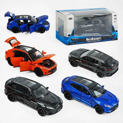 Машинка RS-18346 (48/2) "Авто Експерт", 3 кольори, металопластик, 1:32, звук, світло, інерція, рухомі елементи, ВИДАЄТЬСЯ ТІЛЬКИ МІКС ВИДІВ