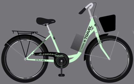 Велосипед міський Corso «TRAVEL» 26`` TL-26727 + КОШИК