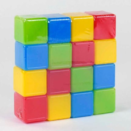 гр Кубики кольорові 16 шт. (20) 05063 "M-TOYS"