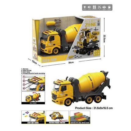 Машина-конструктор YW 9070 C (24/2) світло, звук, інерція, в коробці