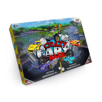 гр Настільна гра "Crazy Cars Race" DTG94R (20) "Danko Toys", опис укррос мовами