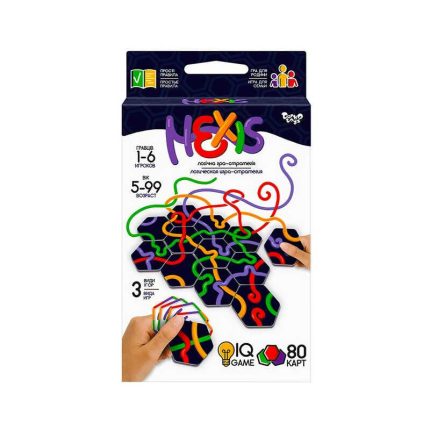 гр Настільна гра "Hexis" G-HEX-01-01 (32) "Danko Toys", опис укррос мовами