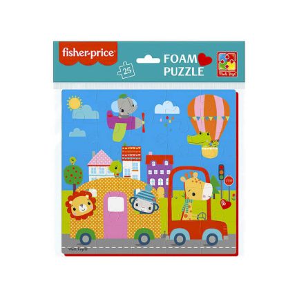 гр Пазли м&apos;які "Fisher-Price. Місто" VT1109-05 (50) англ.,"Vladi Toys", 22х23 см, у пакеті
