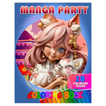 гр Розмальовка 18 кол малюнків "Manga Party" 9789655322941 (50) "Jumbi"