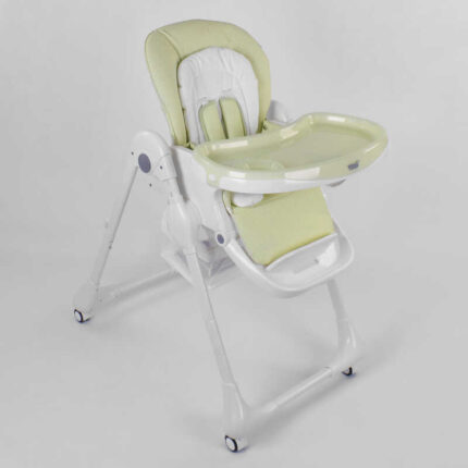 Стільчик для годування Toti W-56077 (1) м'який PU, м'який вкладиш, 4 колеса, знімний столик, в коробці