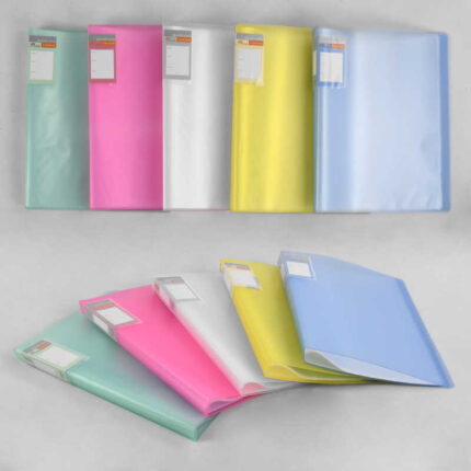 Папка для паперів з файлами С 36914 (200) 5 кольорів, 40 файлів, у пакеті