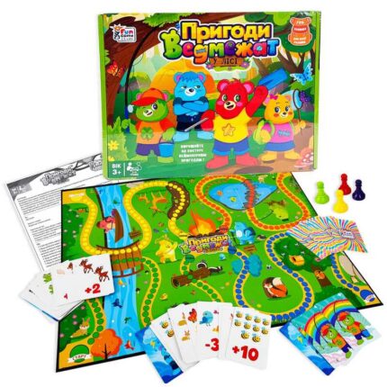 гр Настільна гра "Пригоди Ведмежат" 13485 (18) "4FUN Game Club", у коробці