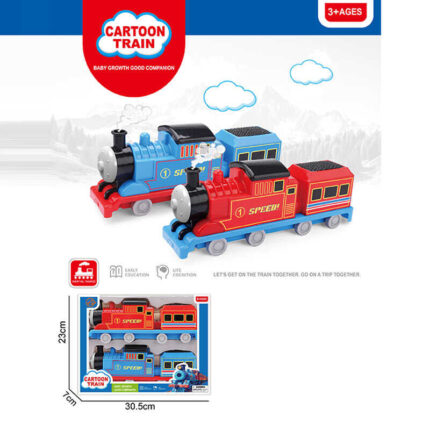 Потяг 411-1 (72/2) 2 потяги з вагонами, інерція, в коробці