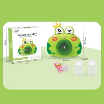 Установка з мильними бульбашками S 680-26 (60) підсвічування, мелодія, автоматичний принцип, 2 пляшечки з мильним розчином, ремінець, в коробці