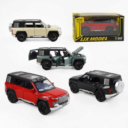 Машинка W 32142 (72) 4 кольори, металопластик, масштаб - 1:32, рухомі деталі, інерційний механізм, прогумовані колеса, в коробці, ВИДАЄТЬСЯ ТІЛЬКИ МІКС ВИДІВ