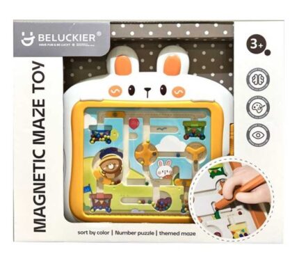 Магнітна гра Q 703 C (48) магнітний олівець, кульки, сортер, в коробці