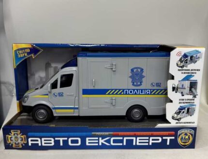 Машинка ТК-73429 (24) "TK Group", ОЗВУЧ УКРАЇНСЬКОЮ МОВОЮ, звук, підсвічування, в коробці