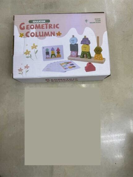 Логічна гра F 43642 (60) дерев`яна, фігурки, 10 карток із завданнями, в коробці