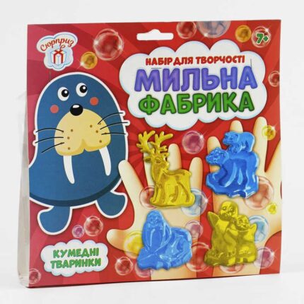 гр Мильна фабрика "Кумедні тваринки" СЮРПРИЗ 10100580У (УКР) (50) "Ранок"