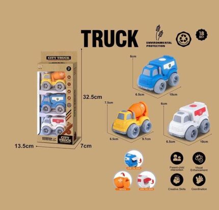 Набір машин 913-7 (96/2) 3 штуки в коробці