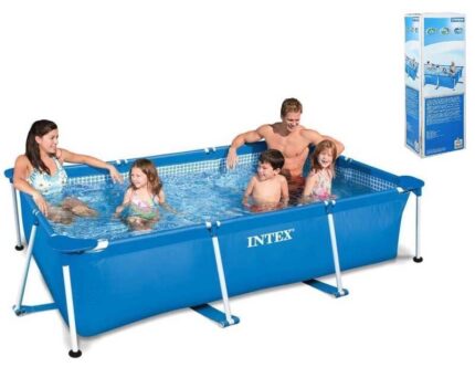 Intex Басейн каркасний 28272 NP (1) розмір:300х200х75 см, об'єм води: 3834л, прямокутний,  від 6-ти років