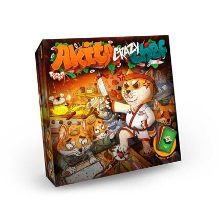 гр Настільна гра "Akita Crazy Chef" G-ACC-01-01 (10) "Danko Toys", опис укррос мовами