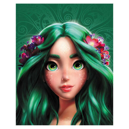 гр Картини за номерами "Мавка.Берегиня" BS54048 (40) "Ранок", 40х50 см, 3 пензлики, акрилові пронумеровані фарби, кріплення до стіни, в плівці