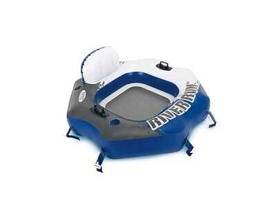 Intex Надувний пліт 58854 для плавання (4), розмір 130х126 см,в коробці