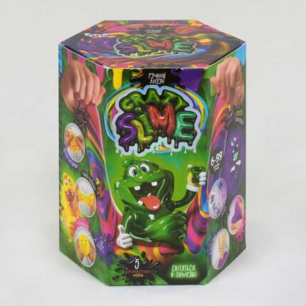 гр Набір для проведення дослідів "Crazy Slime" (8) SLM-01-01Ui "Danko Toys"