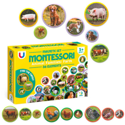 гр Магнітний набір Монтесорі «Родини тварин: ферма» 200271  (32) "Dodo"