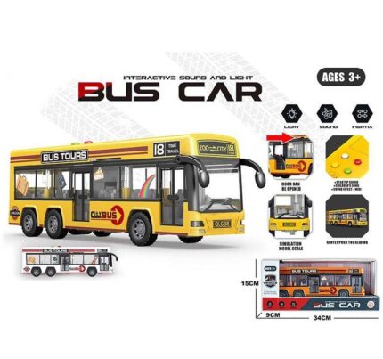 Автобус 329-1 (36/2) 3 види, інерція, звук, підсвічування, мелодії, пісні, в коробці, ВИДАЄТЬСЯ ТІЛЬКИ МІКС ВИДІВ