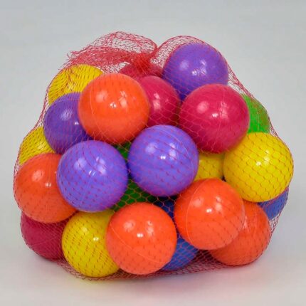 гр Кульки "60 мм" в сітці 30 шт / 09121 (12) d = 6 см "M Toys"