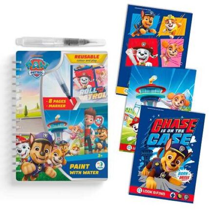 гр Водна розмальовка «Paw Patrol» 200656 (30) "DoDo", водний маркер, 8 сторінок, гра на пошук предмета, в пакеті