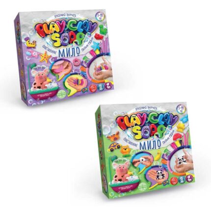 гр Набір творчості "Пластилінове мило PLAY CLAY SOAP" PCS-01-01U,02U УКР. (6) "Danko Toys"