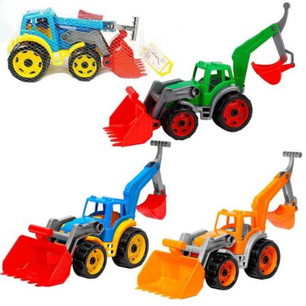 гр Трактор з двома ковшами 3671 (9) "Technok Toys" в сітці